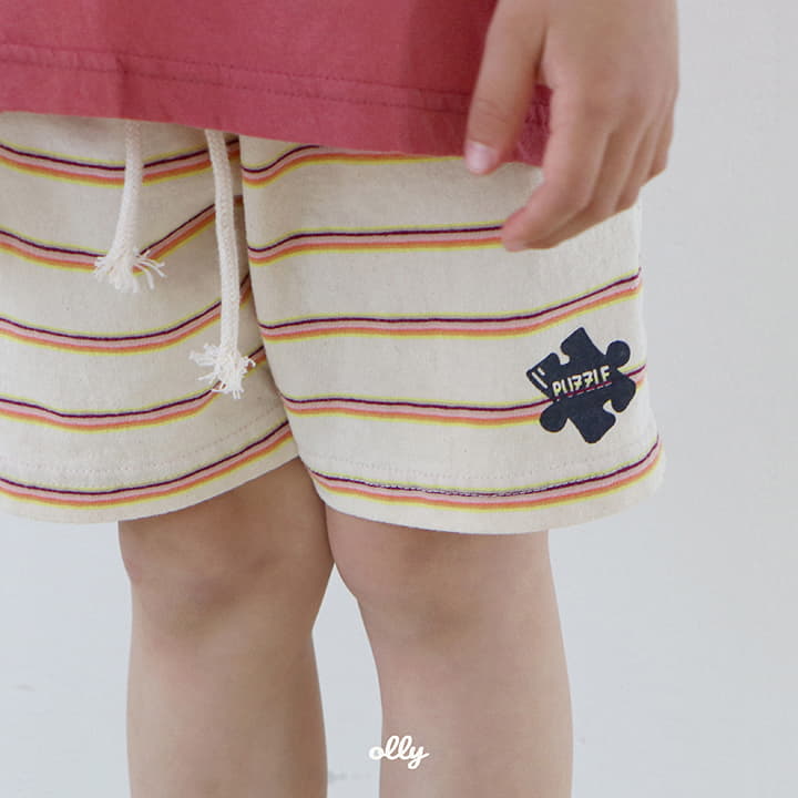 Ollymarket - Korean Children Fashion - #magicofchildhood - Puzzle Shorts - 4