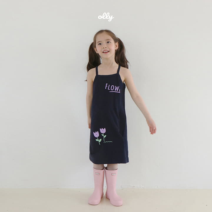 Ollymarket - Korean Children Fashion - #minifashionista - Flower One-piece - 6