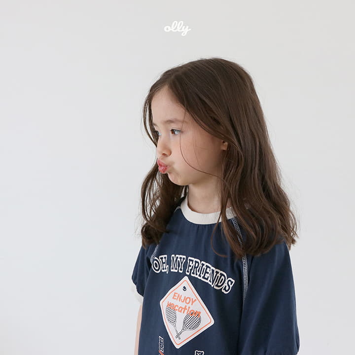 Ollymarket - Korean Children Fashion - #prettylittlegirls - Friends Top Bottom Set - 12