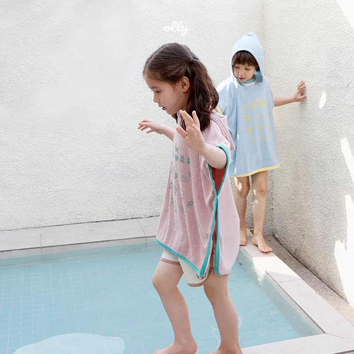 Ollymarket - Korean Children Fashion - #prettylittlegirls - Beach Hoody Towel - 6