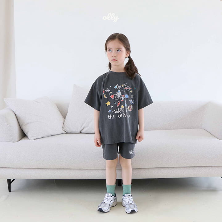 Ollymarket - Korean Children Fashion - #stylishchildhood - Space Pigment Tee - 6
