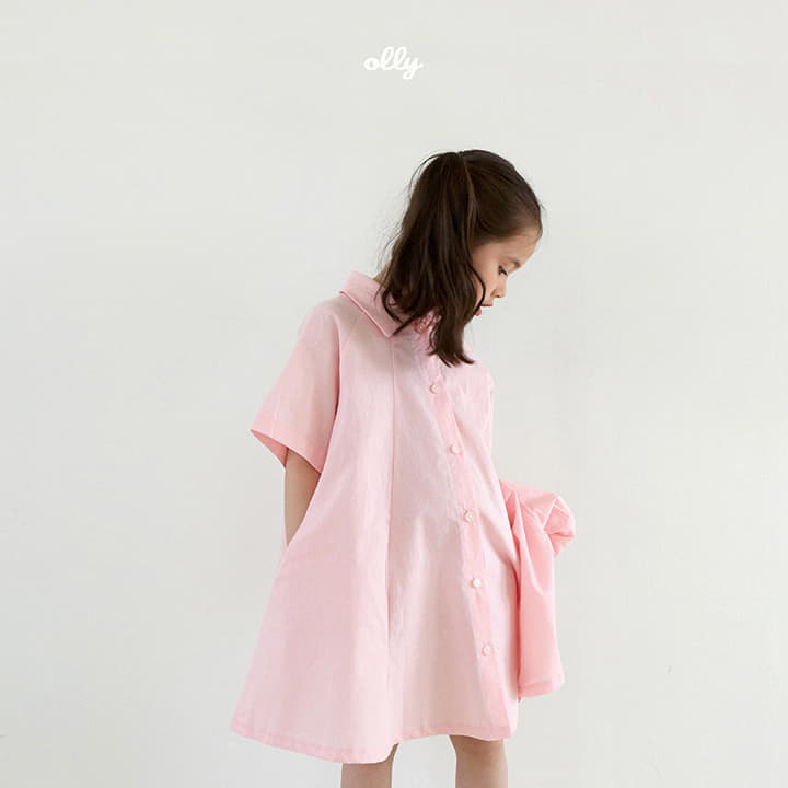 Ollymarket - Korean Children Fashion - #stylishchildhood - Air Collar One-piece - 5