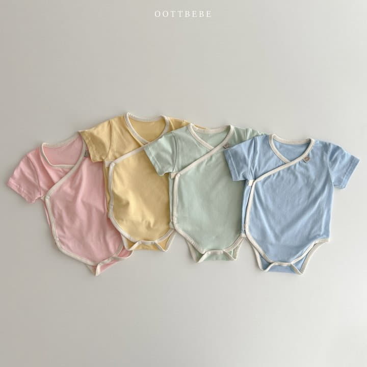 Oott Bebe - Korean Baby Fashion - #babyboutique - Dream Modal Benet Bodysuit - 8