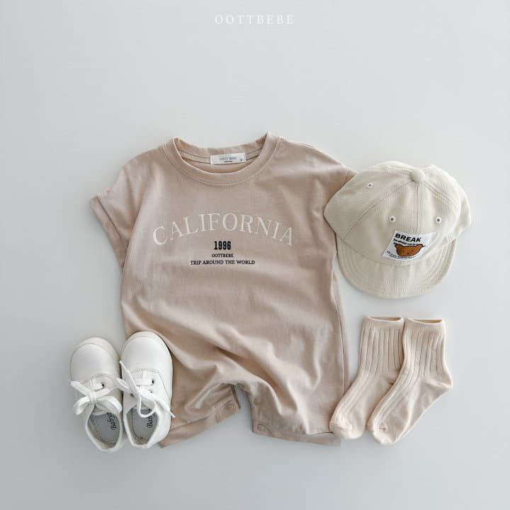 Oott Bebe - Korean Baby Fashion - #babyboutiqueclothing - California Shorts Bodysuit - 11