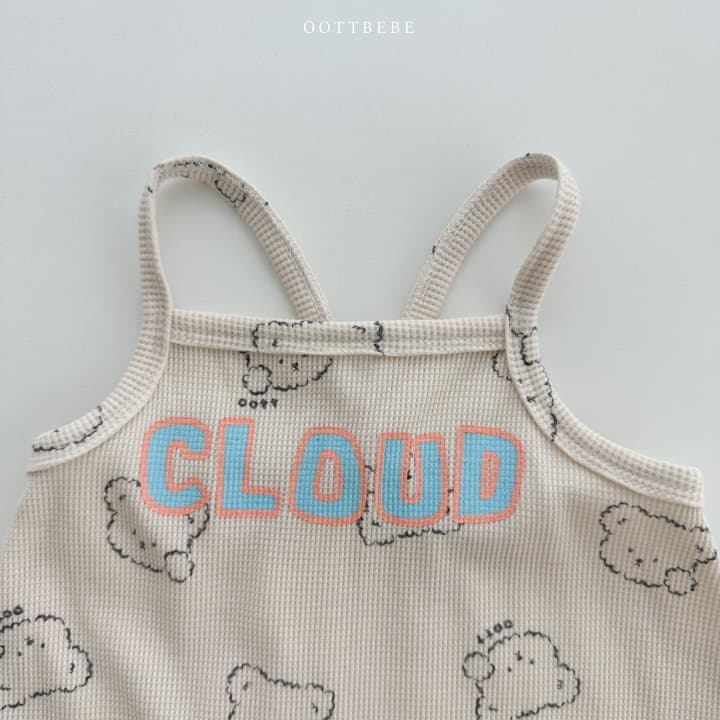 Oott Bebe - Korean Baby Fashion - #babyboutiqueclothing - Cloud Waffle Bodysuit - 10