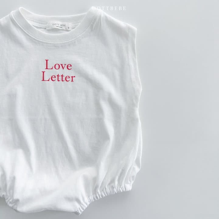 Oott Bebe - Korean Baby Fashion - #babyclothing - Love Letter Bodysuit - 8