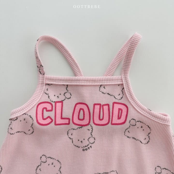 Oott Bebe - Korean Baby Fashion - #babyclothing - Cloud Waffle Bodysuit - 11
