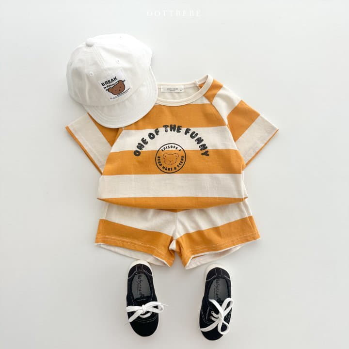Oott Bebe - Korean Baby Fashion - #babyclothing - Funny Top Bottom Set - 5