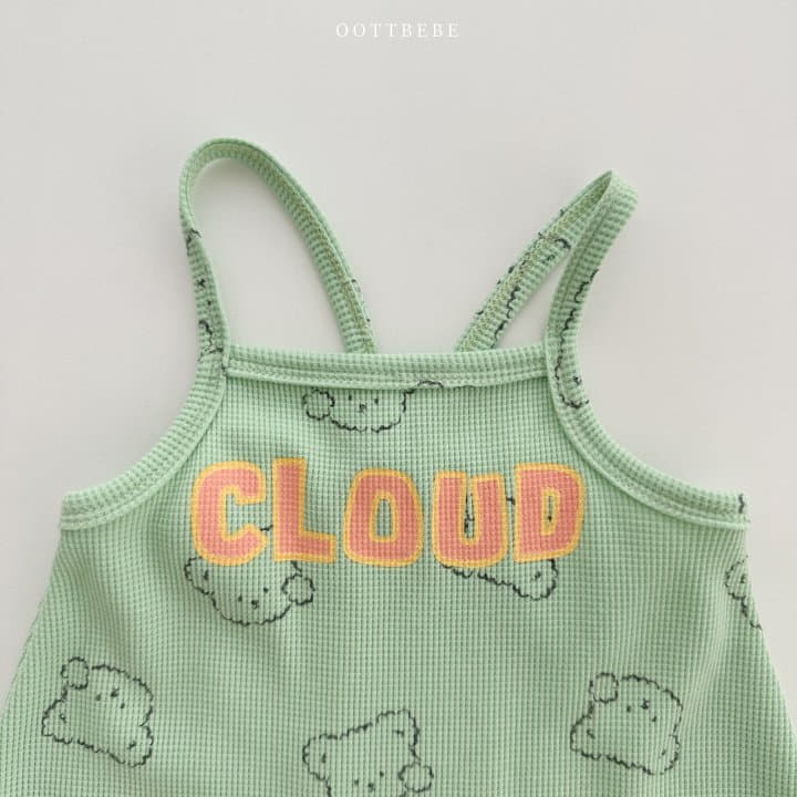 Oott Bebe - Korean Baby Fashion - #babyfashion - Cloud Waffle Bodysuit - 12