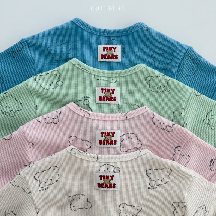 Oott Bebe - Korean Baby Fashion - #babyfashion - Cloud Waffle Cardigan - 9