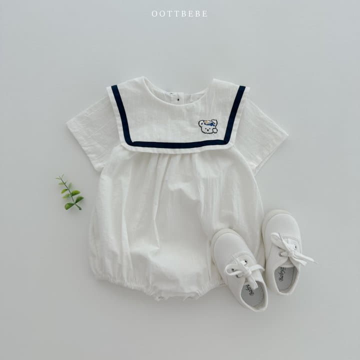 Oott Bebe - Korean Baby Fashion - #babylifestyle - Marnie Bear Bodysuit - 6