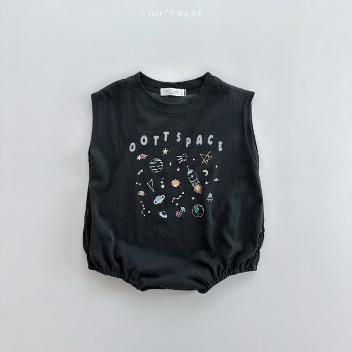 Oott Bebe - Korean Baby Fashion - #babyootd - Space Trip Bodysuit - 2