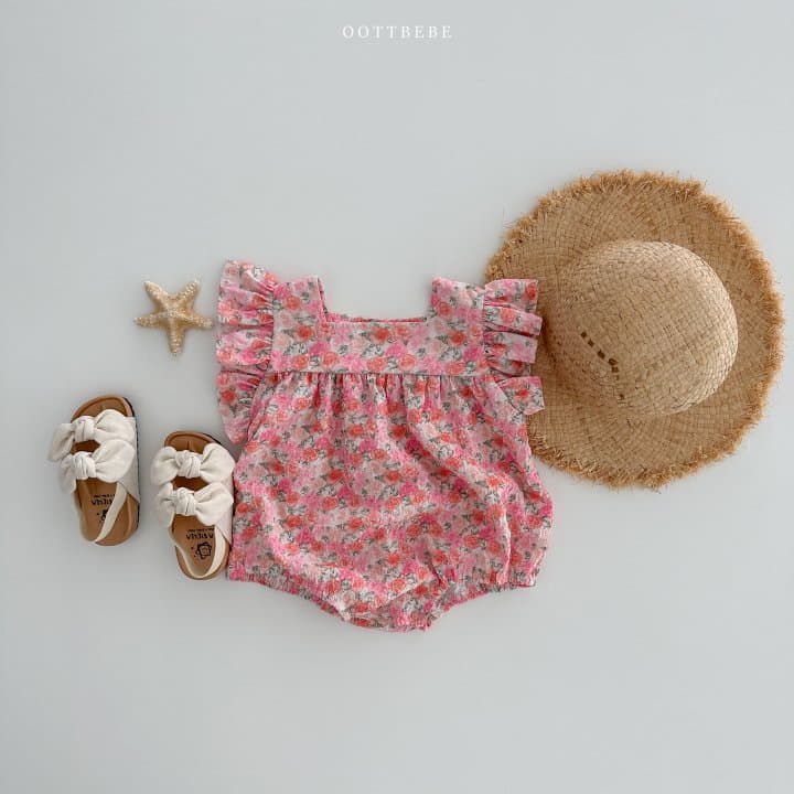 Oott Bebe - Korean Baby Fashion - #babyootd - Pong Pong Bodysuit - 3
