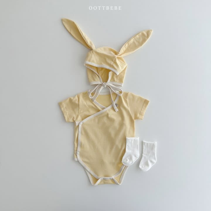 Oott Bebe - Korean Baby Fashion - #babyoutfit - Dream Modal Benet Bodysuit - 4