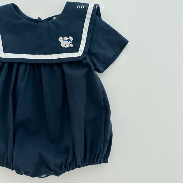 Oott Bebe - Korean Baby Fashion - #babywear - Marnie Bear Bodysuit - 11
