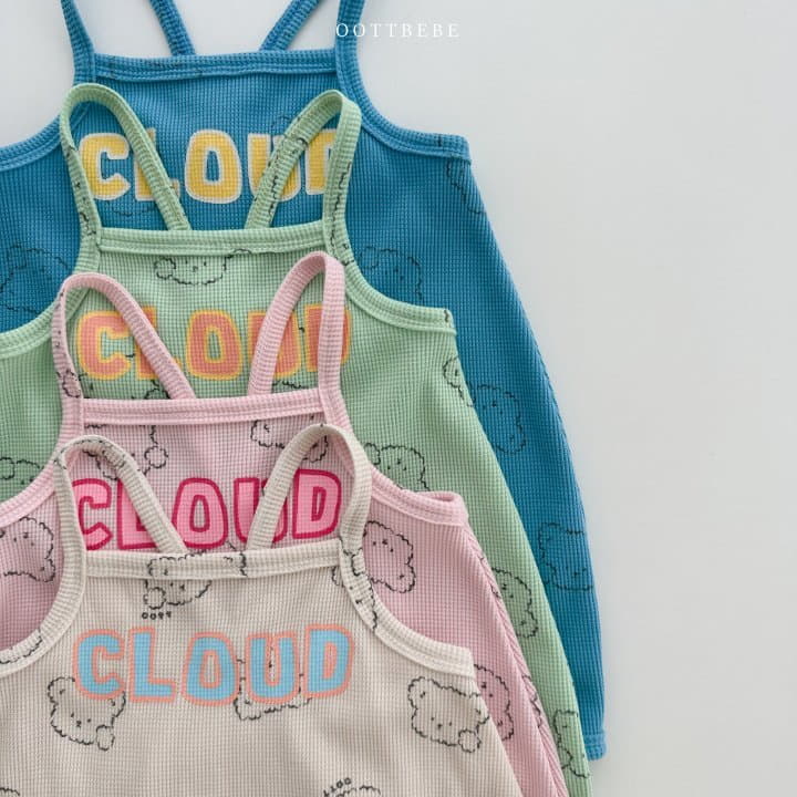 Oott Bebe - Korean Baby Fashion - #babywear - Cloud Waffle Bodysuit - 5