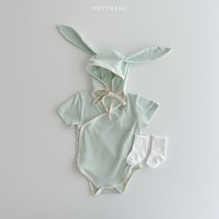Oott Bebe - Korean Baby Fashion - #onlinebabyboutique - Dream Modal Benet Bodysuit - 5