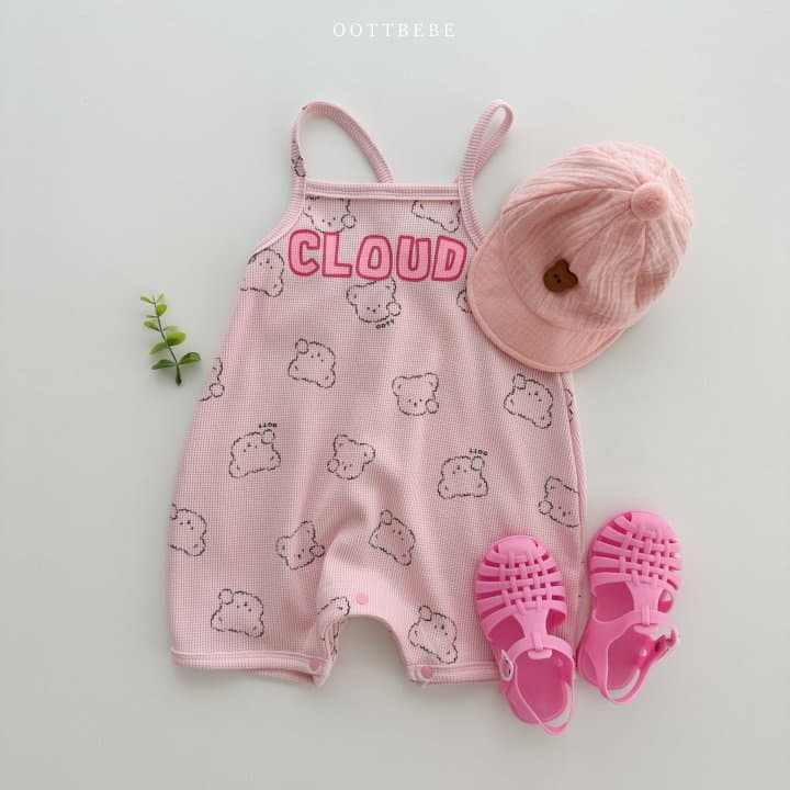 Oott Bebe - Korean Baby Fashion - #onlinebabyshop - Cloud Waffle Bodysuit - 7