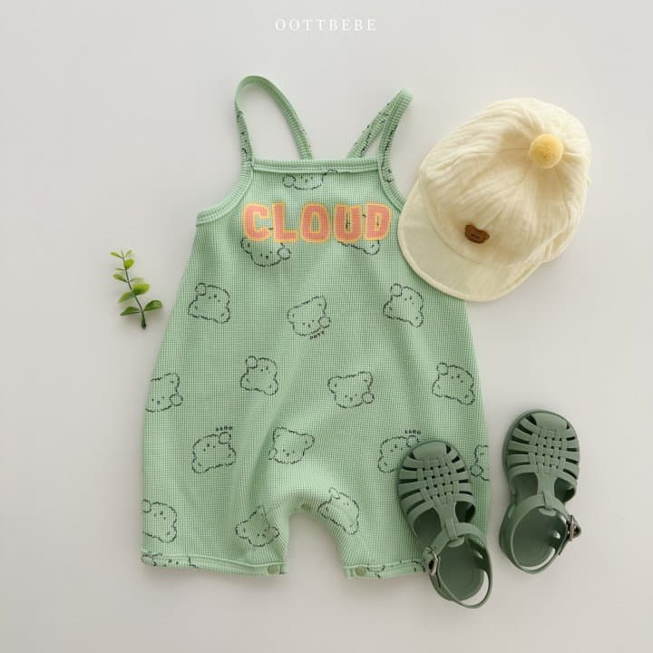 Oott Bebe - Korean Baby Fashion - #smilingbaby - Cloud Waffle Bodysuit - 8