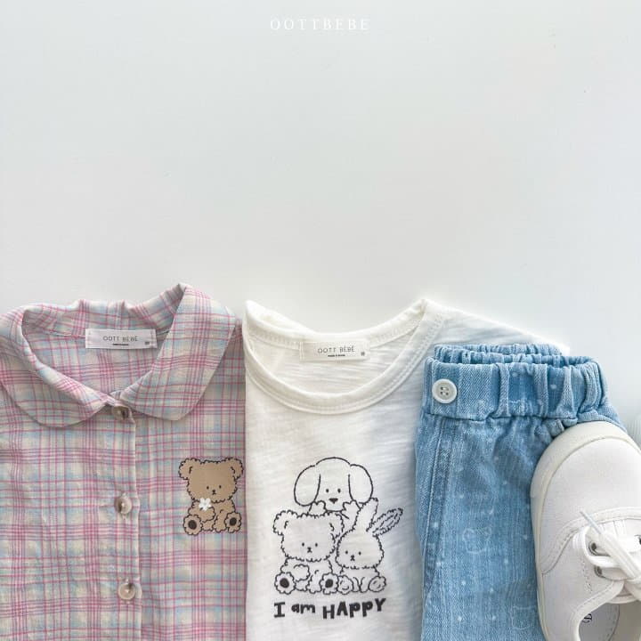 Oott Bebe - Korean Children Fashion - #childofig - Coou Check Shirt - 5