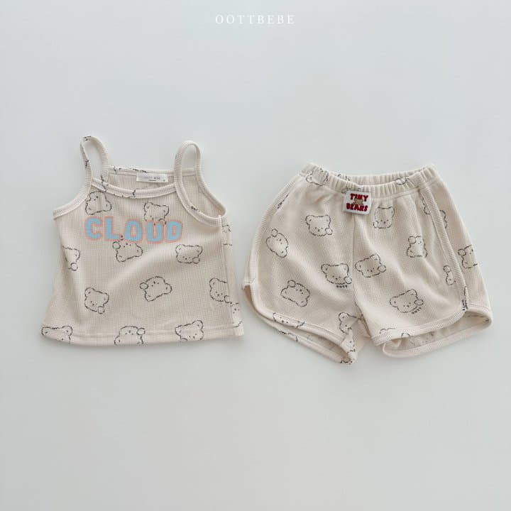 Oott Bebe - Korean Children Fashion - #childrensboutique - Cloud Waffle Shorts - 10