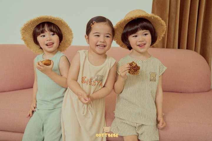 Oott Bebe - Korean Children Fashion - #childofig - Straw Hat 52cm~ 54cm  - 4