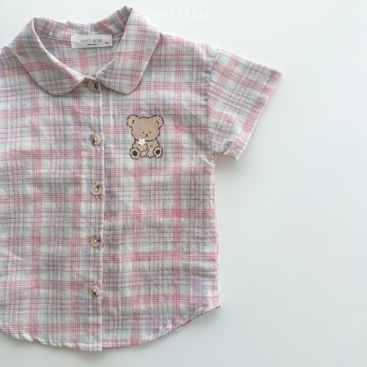 Oott Bebe - Korean Children Fashion - #designkidswear - Coou Check Shirt - 7