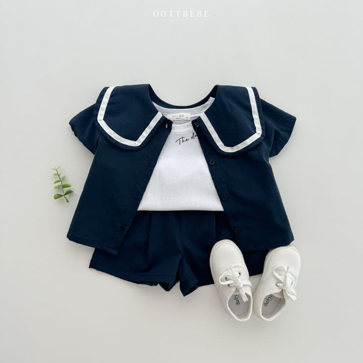 Oott Bebe - Korean Children Fashion - #discoveringself - Marine Bear Blouse - 6