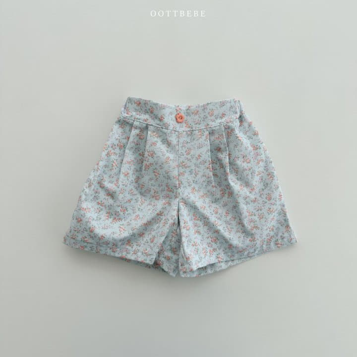Oott Bebe - Korean Children Fashion - #discoveringself - Flower Pintuck Shorts - 3
