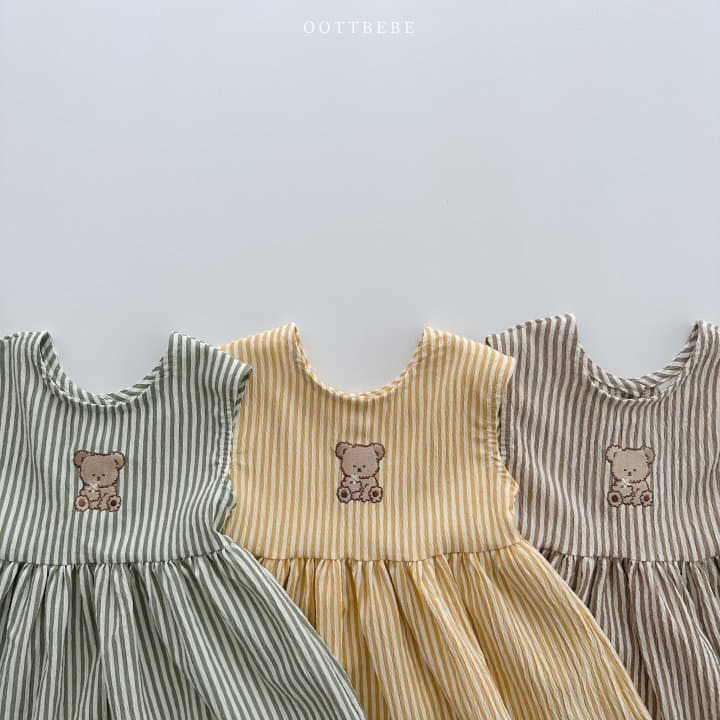 Oott Bebe - Korean Children Fashion - #fashionkids - Jijimi Oott One-piece - 4