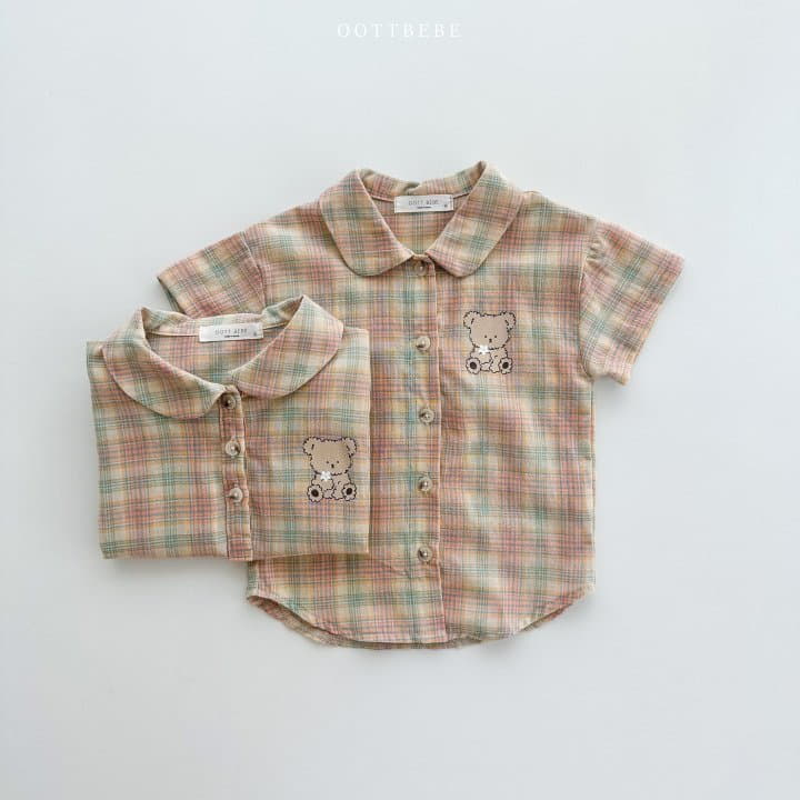 Oott Bebe - Korean Children Fashion - #kidsstore - Coou Check Shirt - 11
