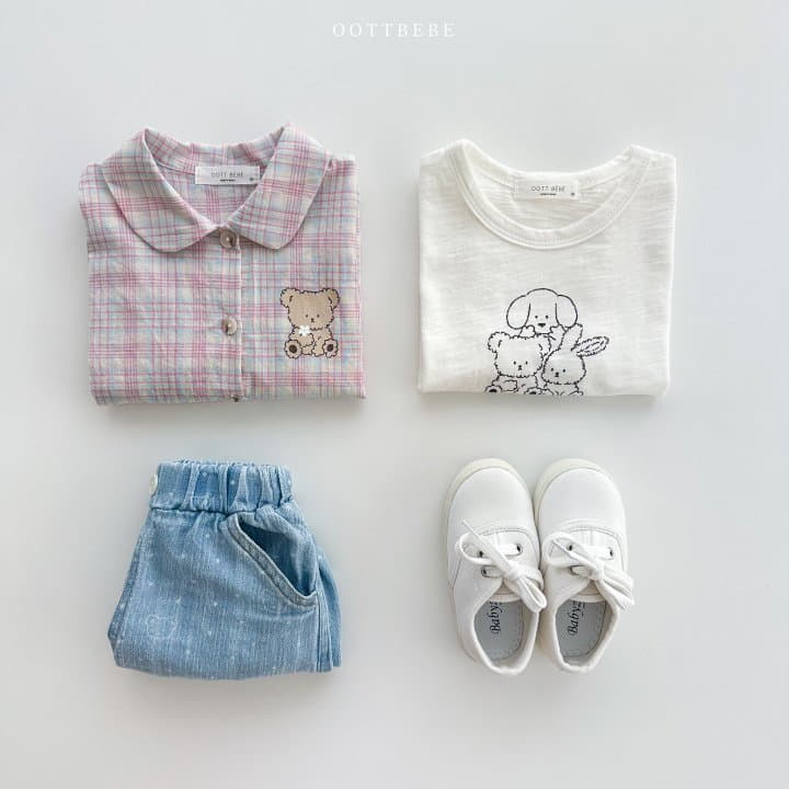 Oott Bebe - Korean Children Fashion - #kidzfashiontrend - Coou Check Shirt - 12