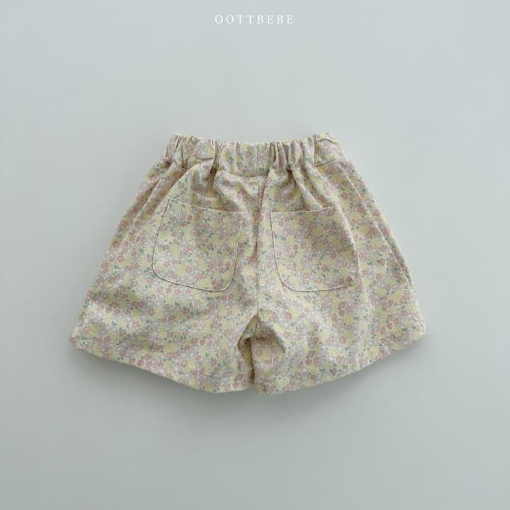 Oott Bebe - Korean Children Fashion - #magicofchildhood - Flower Pintuck Shorts - 10