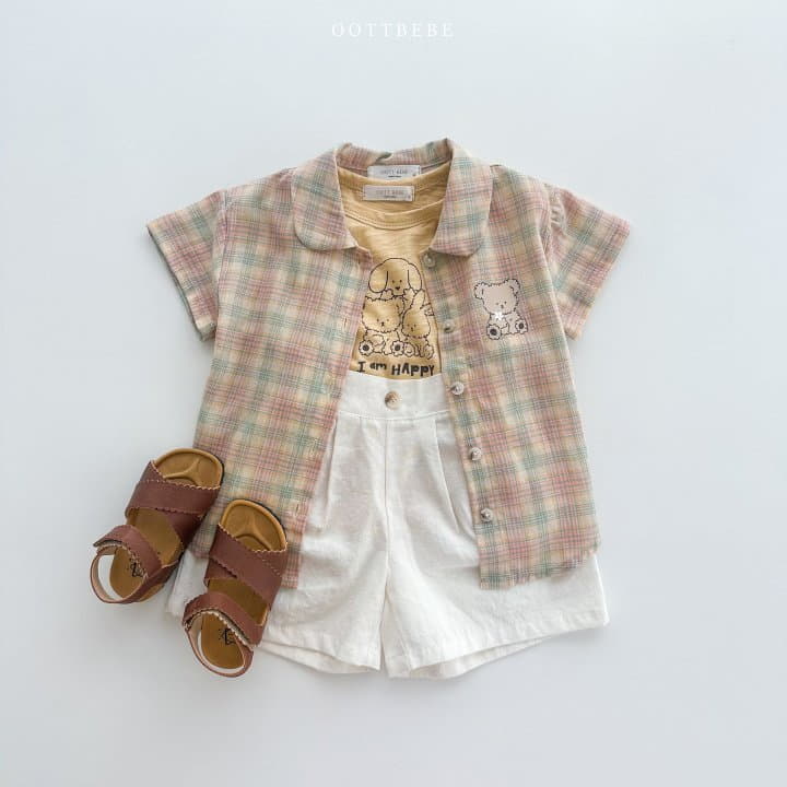 Oott Bebe - Korean Children Fashion - #toddlerclothing - Coou Check Shirt - 4