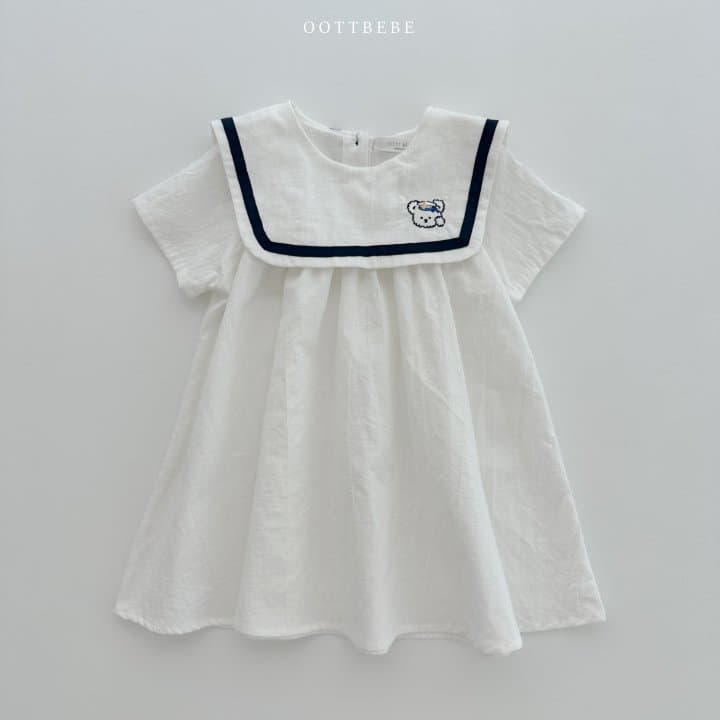 Oott Bebe - Korean Children Fashion - #stylishchildhood - Marine Bear One-piece