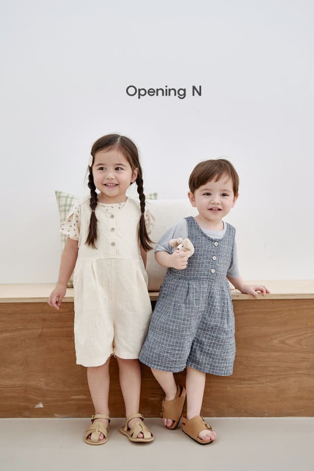 Opening & - Korean Children Fashion - #Kfashion4kids - Lip Overalls