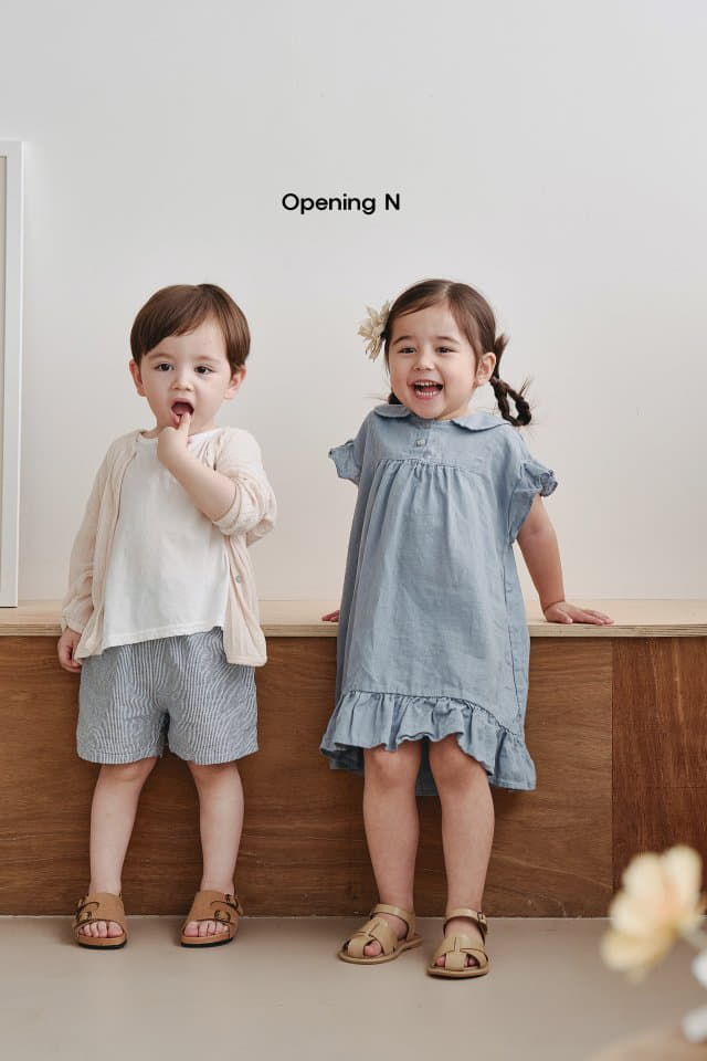 Opening & - Korean Children Fashion - #Kfashion4kids - Linen Classic One-piece - 12