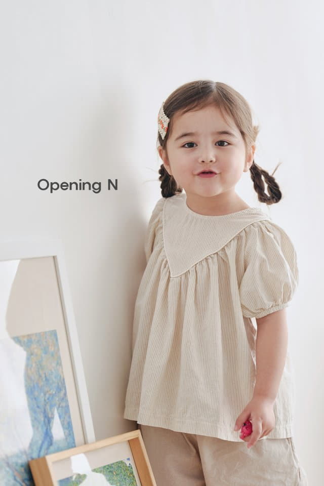 Opening & - Korean Children Fashion - #childofig - Classic Line Blouse - 11