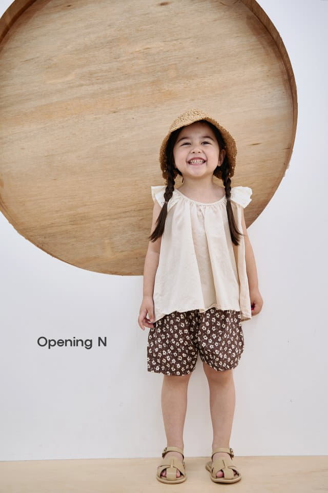 Opening & - Korean Children Fashion - #childofig - Angel Sleeveless Blouse - 3