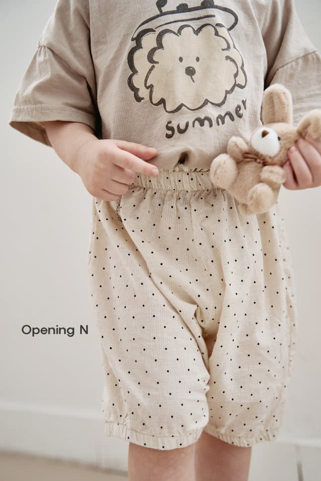 Opening & - Korean Children Fashion - #childofig - Bonbon Dot Pants - 8