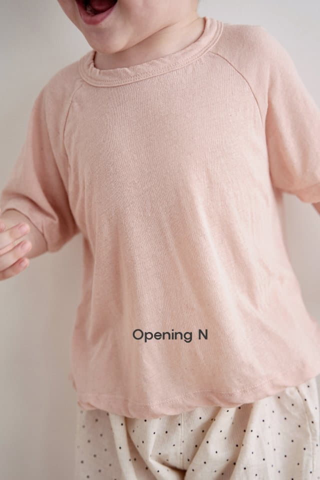 Opening & - Korean Children Fashion - #childofig - Linen Tee - 7