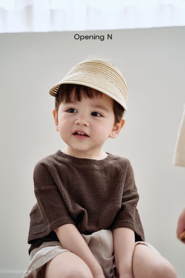 Opening & - Korean Children Fashion - #designkidswear - Snad Waffle Tee - 12