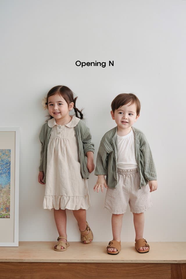 Opening & - Korean Children Fashion - #designkidswear - Linen Classic One-piece - 6