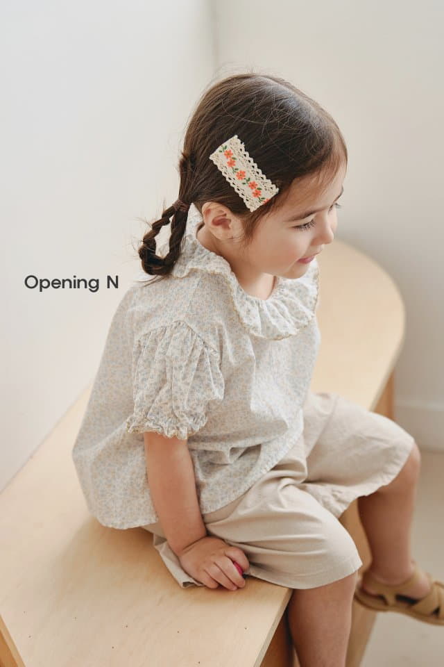 Opening & - Korean Children Fashion - #discoveringself - Small Flower Blouse - 8