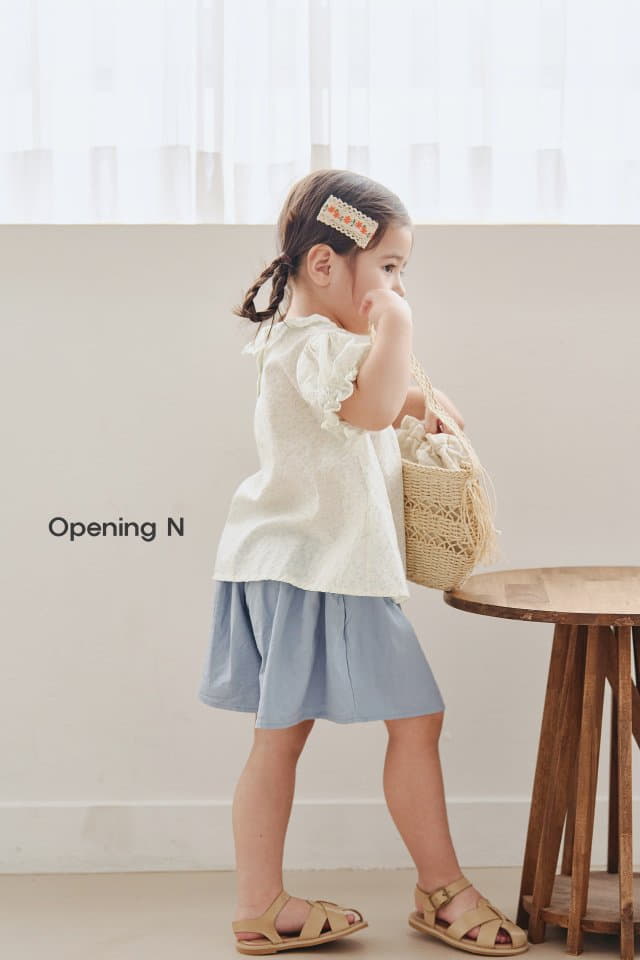Opening & - Korean Children Fashion - #fashionkids - Small Flower Blouse - 9