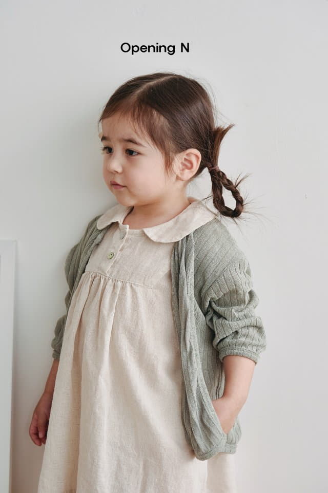Opening & - Korean Children Fashion - #fashionkids - Linen Classic One-piece - 8