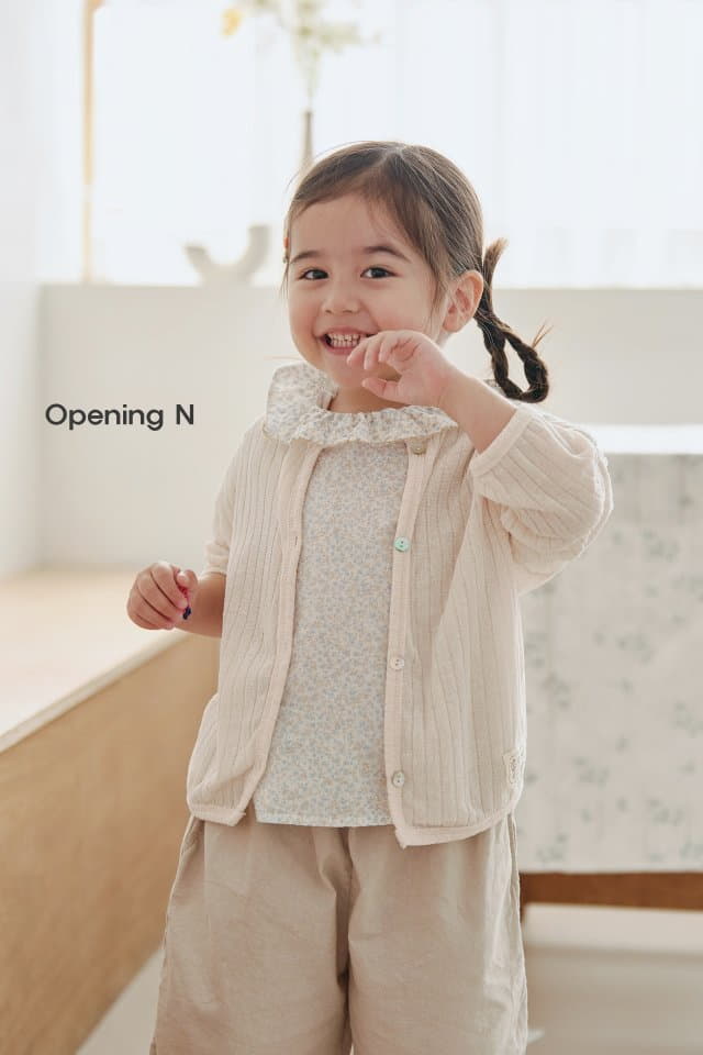 Opening & - Korean Children Fashion - #kidsshorts - Small Flower Blouse - 10
