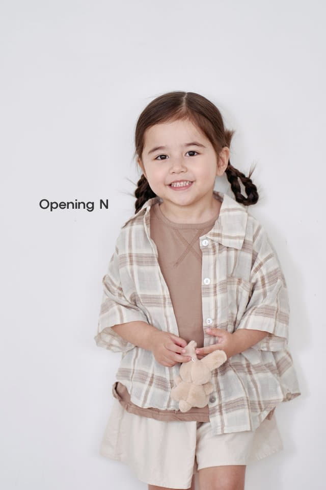 Opening & - Korean Children Fashion - #kidsshorts - Ani Day Shirt - 7