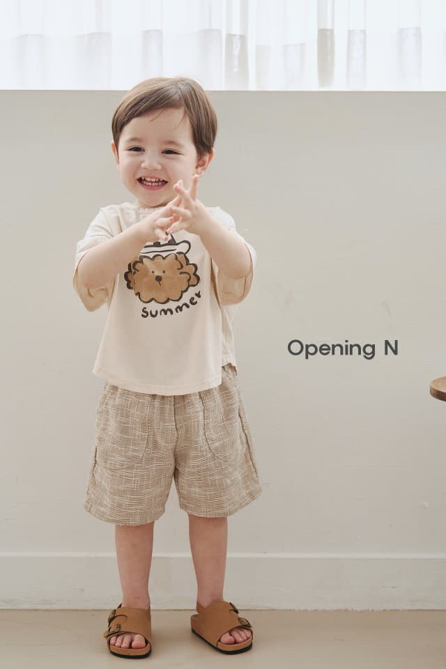 Opening & - Korean Children Fashion - #kidsshorts - Sha Slub Pants - 2