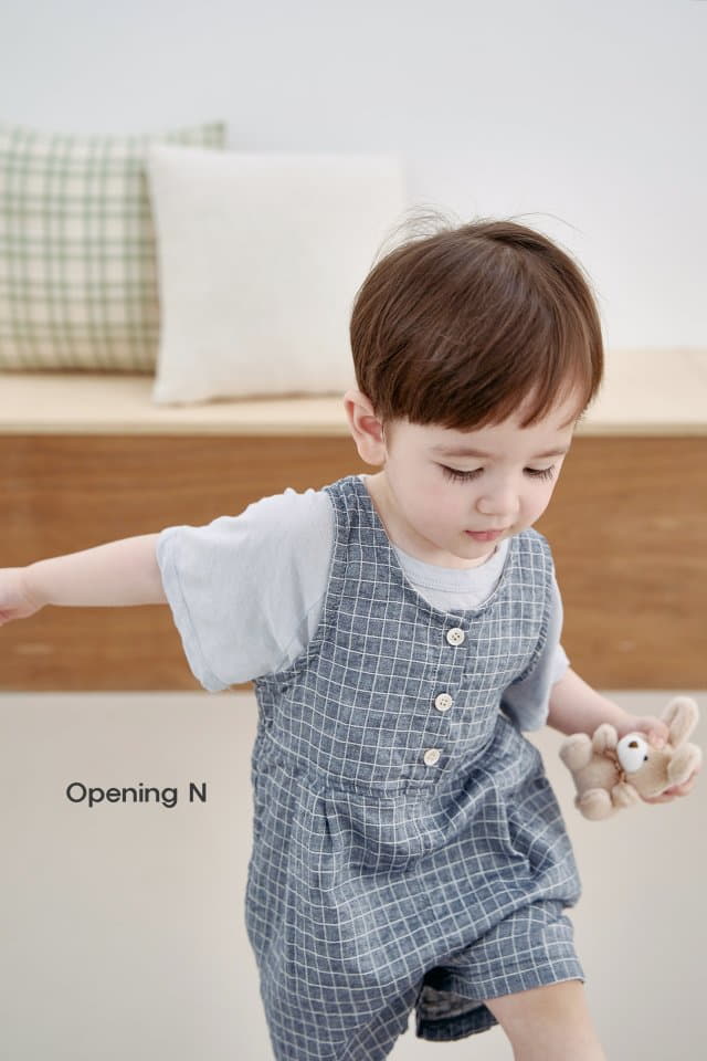 Opening & - Korean Children Fashion - #kidsshorts - Linen Tee - 12